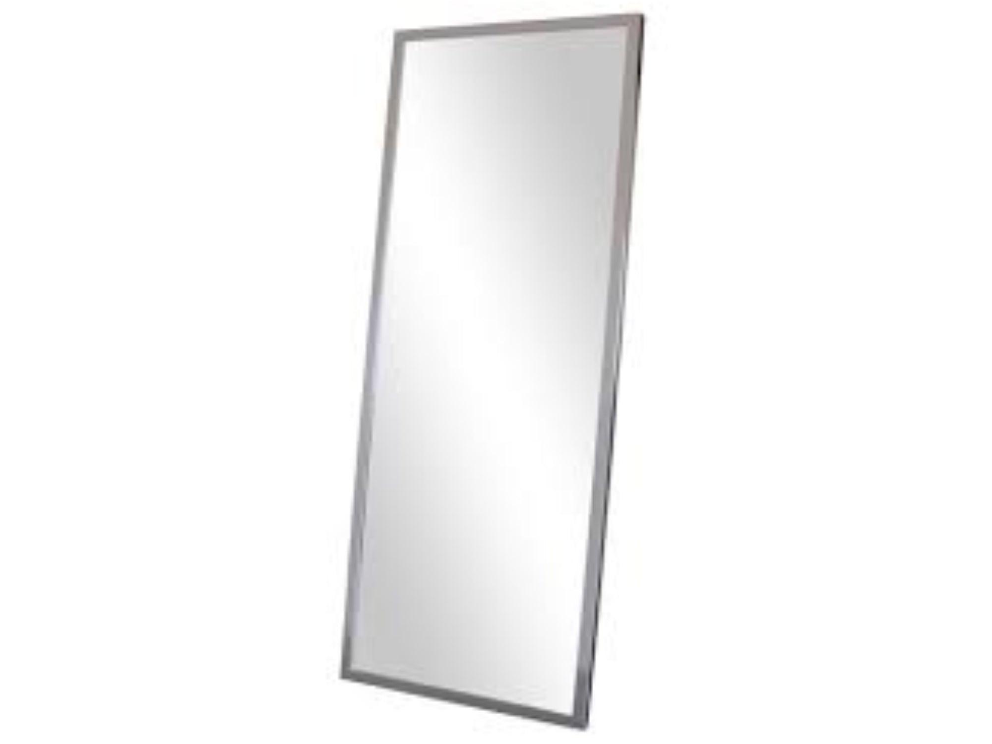 Justine Stainless Steel Floor Mirror 86in - Euro Living Furniture